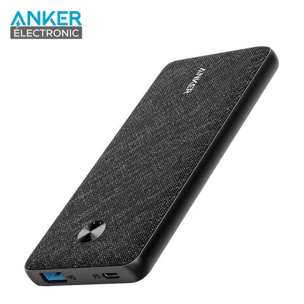 پاوربانک 10 هزار میلی آمپر انکر Anker PowerCore Sense 10000mAh PD A1244 بدنه پارچه ای